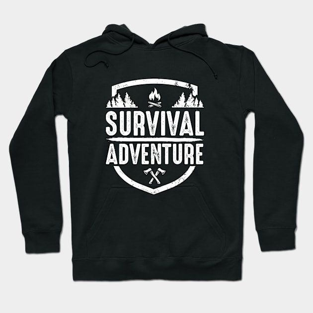 Survival Adventure Funny Gift Hoodie by bigD